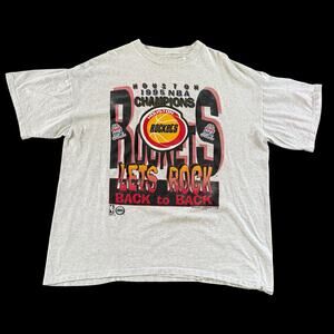 Houston Rockets Back 2 Back 1995 Champions T-shirt - XXL